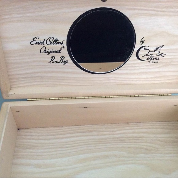 Sac à mains bois « Enid Collins » Original box bag - Picture 7 of 8
